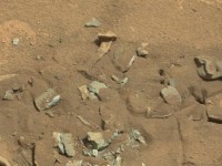 Descubren en Marte una roca en forma de fémur